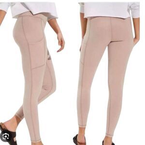 NWT American Eagle The Everything Pocket Leggings Light Pink High Waist Sz Small